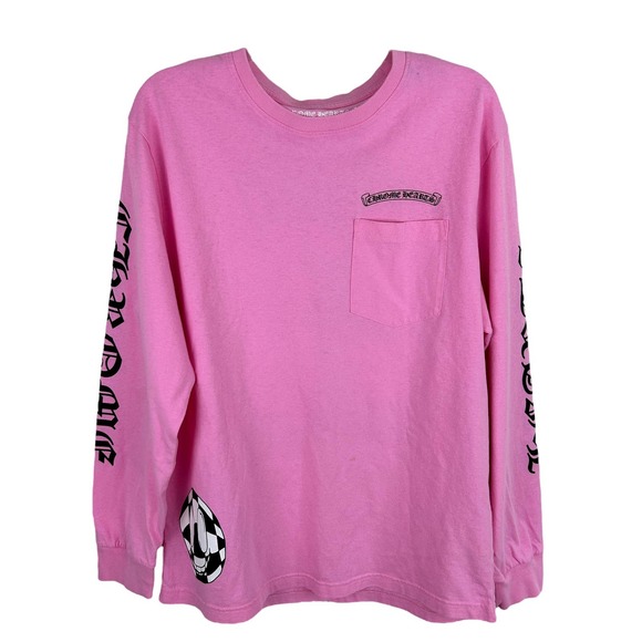 Chrome Hearts Other - Chrome Hearts x Matty Boy Vanity Affair Pink Long Sleeve Graphic Tshirt L